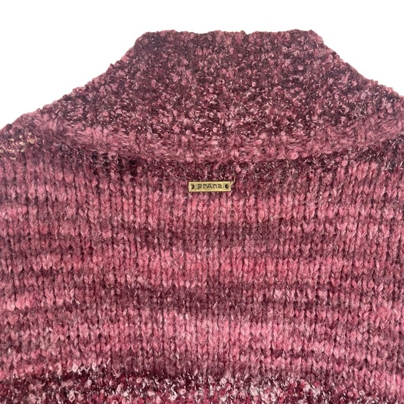 Prana Rhonda Open Duster Wool Blend Cardigan in Red/Pink Size S - Picture 13 of 13